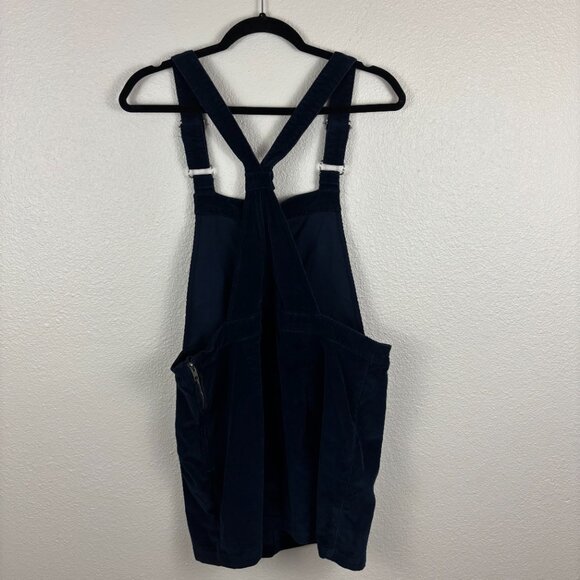 Cooperative Womens Blue Corduroy Adjustable Strap Overall Pinafore Dress Size L - Picture 2 of 8